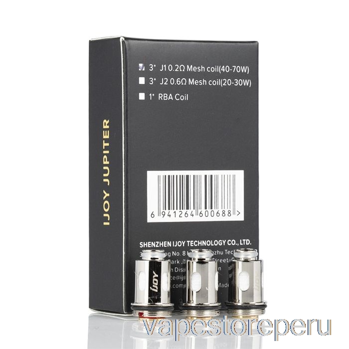 Bobinas De Repuesto Vape Peru Ijoy Jupiter Bobinas De 0.2ohm